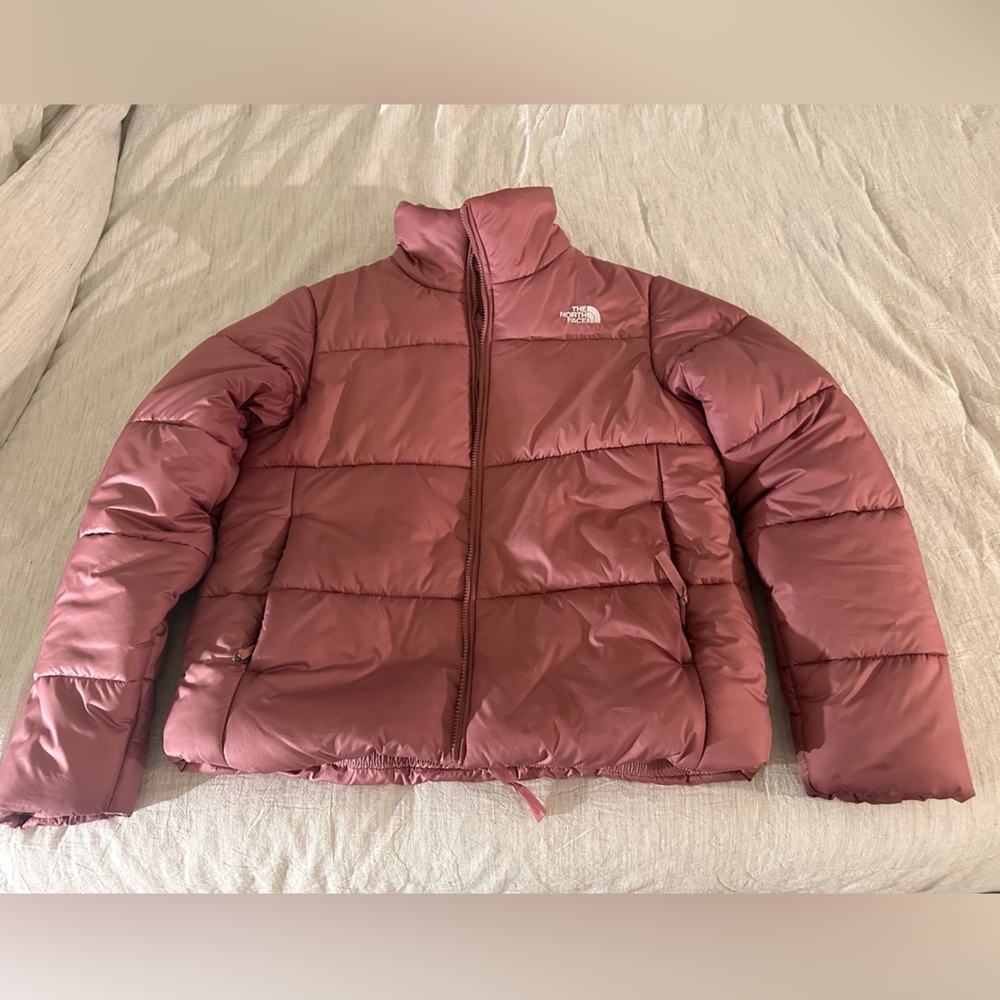 Pink The North Face Coat size L
